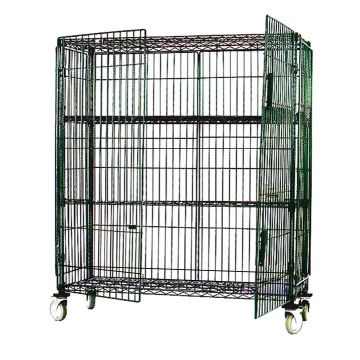 MAXEL Mobile Poly Brite 3 Tier Rack With Side, Back Panels & Doors SEC2148DEZ