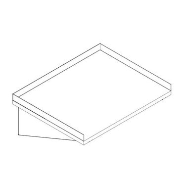 SS WALL MOUNTED SHELF
