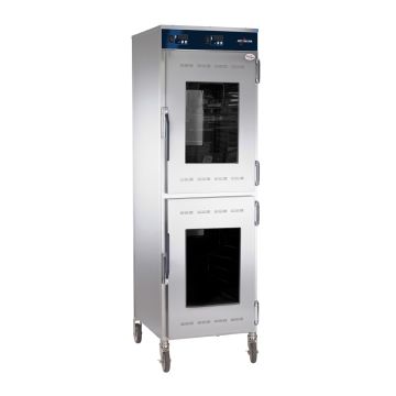 ALTO-SHAAM DOUBLE COMPARTMENT LOW-TEMPERATURE HOT-FOOD HOLDING CABINET WITH WINDOW DOORS (608 x 804 x 1924 MM) 1000-UP/P