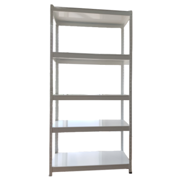 EONMETALL 2 in 1 Rack - 5 Levels with Metal Shelf (WHITE)