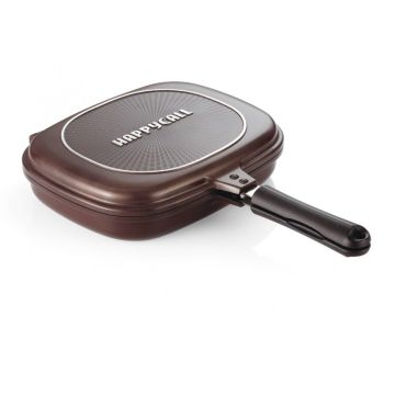Happycall Diamond Die Cast Double Pan Jumbo-Brown 3002-0038