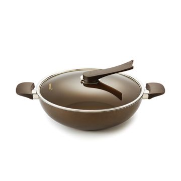 HAPPYCALL IH Gold 32cm Wok With Lid 3900-0192