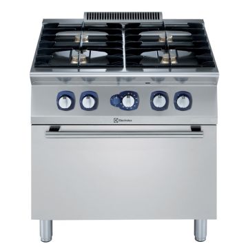 ELECTROLUX 4-Burner Gas Range on Gas Oven 800 MM E7GCGH4CG0 (371002)