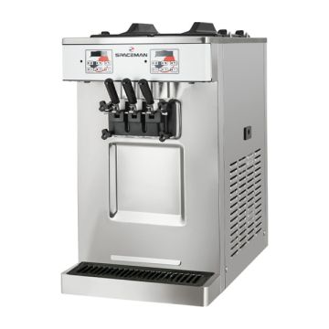 SPACEMAN SOFT-SERVED MACHINE, AIR PUMP SYSTEM  (FLAVOUR : 2 + TWIST) 6235A-C