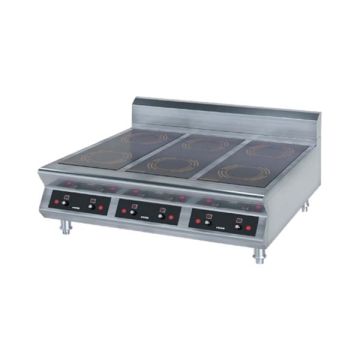 JCOOK S/S 6 ZONE INDUCTION HOB (2.6KW) 6ZH-26