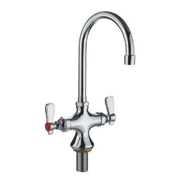 PRE-RINSE Single Hole Deck Mounted Faucet with 5 11/16" swivel gooseneck 9816-P3