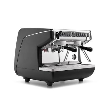 NUOVA SIMONELLI APPIA LIFE COMPACT V 2GR-Raised (Blk, Red, Wht) Volumetric Espresso Machine 7.5lt