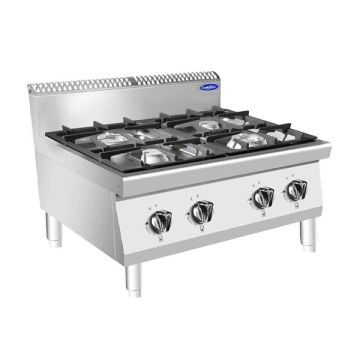 ATOSA 4 BURNERS GAS STOVE - 700 SERIES (800 X 700 X 547 MM) AT7G4B-C2