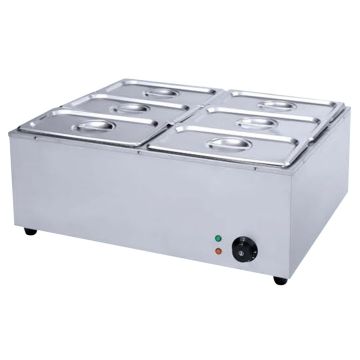 FRESH SIX-HEAD ELECTRIC BAIN MARIE BS-6V