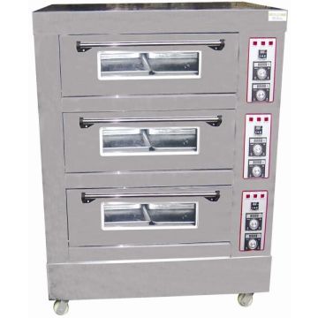 Golden Bull S/S Gas Oven 3 Layers 6 Dishes (All digital temperature control) BYRFL-36 S/S