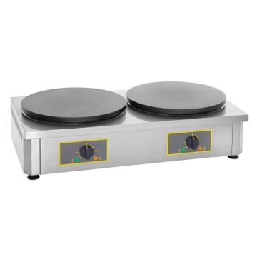 ROLLER GRILL Double Electric Crepe Machine CDE-350
