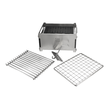 RestoGrill Charcoal with 1 Western & 1 Asian Grill