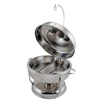 GOLDEN BELL DIVIDED CHAFING DISH 288218-2