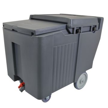 110L SLIDING LID INSULATED ICE CADDIES-GREY JD-IC110L-G