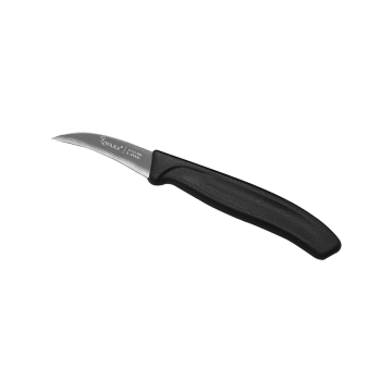 QWARE 2.5" QWARE S/S CURVED PARING KNIFE 12122-6BK 