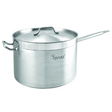 QWARE 25LTR SANDWICH BOTTOM SAUCEPAN 3624SP 
