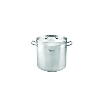 QWARE 12LTR SANDWICH BOTTOM STOCK POT 2525