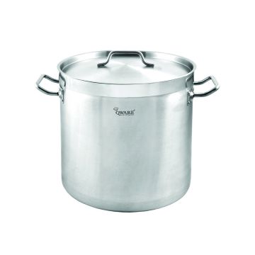 QWARE 75LTR SANDWICH BOTTOM STOCK POT 4545 