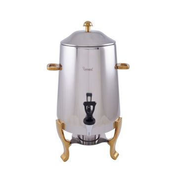 QWARE 12LT COFFEE URN GOLD PLATED HANDLE C12 