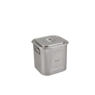 QWARE S/S SQUARE BAIN MARIE(HANDLE) 6L 105405 