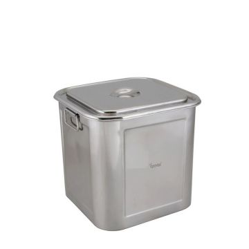 QWARE S/S SQUARE BAIN MARIE(HANDLE) 20L 105409 