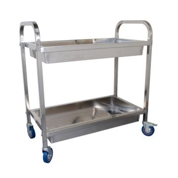 S/S TWO TIER UTILITY CART (BIG) 112503 