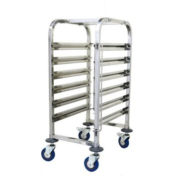 S/S 6-TIER GN 1/1 TROLLEY A10301