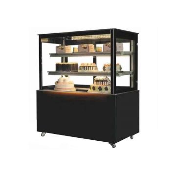 CN 3 Tier Floor Standing Cake Showcase - 4 FT (Black Marble Base) CN-RCS1200-3L-S.HO08-M