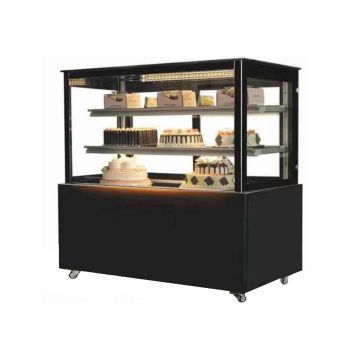 CN 3 Tier Floor Standing Cake Showcase - 5 FT (Black Marble Base) CN-RCS1500-3L-S.HO08-M