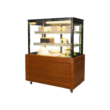 CN 3 Tier Floor Standing Cake Showcase - 3 FT (Wooden Base) CN-RCS900-3L-S.HO08-W