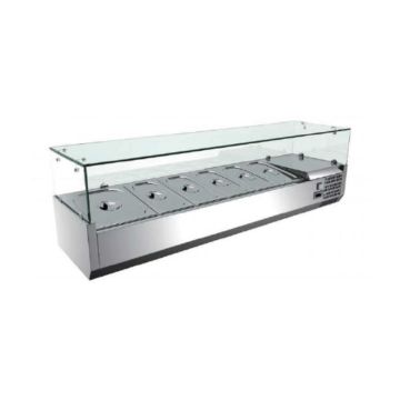 CN Table Top GN Salad Chiller (fits 6 x 1/4 GN Pans) CN-TSC1.4-6G.GO11