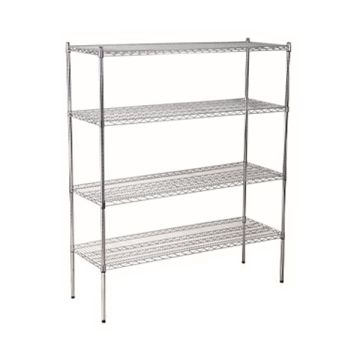 JIWINS 1220*530*1800MM WIRE SHELVING CHROME CN482171