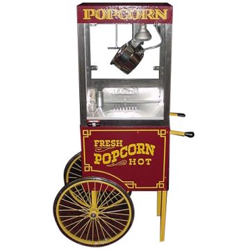 CRETORS 6oz Goldrush Popper with Wagon Base Popcorn Machine 6GPWB