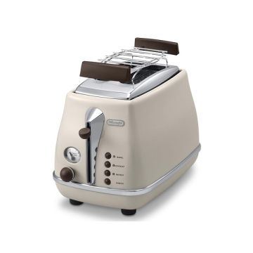 DELONGHI Icona Vintage 2 Slice Toaster CTOV2103