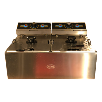 MSM 5.5L Countertop Double Tank Deep Fryer DF-6000