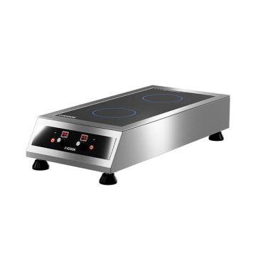 JCOOK S/S 2 ZONE INDUCTION HOB (2.6KW) DHB-26