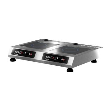 JCOOK S/S 3-IN-1 INDCTION DOUBLE HOB (3.5 KW) DHS-35