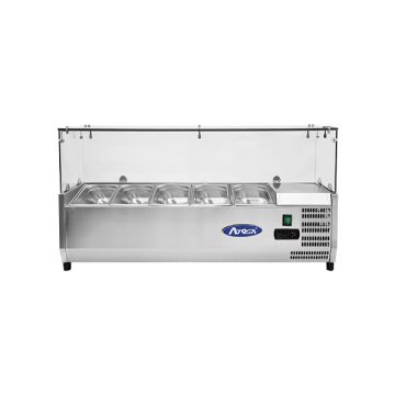 ATOSA TOPPING FRIDGE WITH GN PAN, DEPTH 150MM, 32L (1205 X 335 X 255 MM) ESL3880