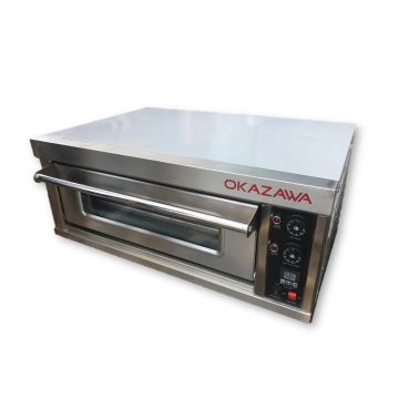 OKAZAWA Industrial Stainless Steel Electric Oven 1 Deck EVL11M