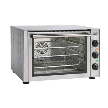 ROLLERGRILL Multifunction Oven with Top Infrared Quartz Salamander, Bottom Heating Element, 3 Cooking Grid & 1 Tray FC-380TQ