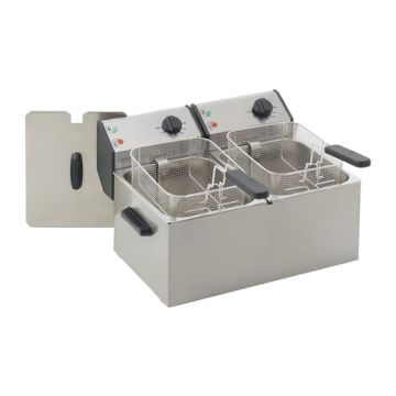 ROLLERGRILL 5Lt. Twin Tank Electric Counter Top Fryer FD50D