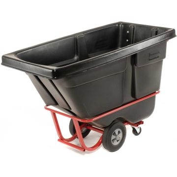 RUBBERMAID Standard Tilt Truck (Black) FG130500BLA (1/2 Cubid Yd), FG131500BLA (1 Cubic Yd)