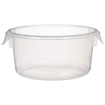 RUBBERMAID Round Storage Container Clear