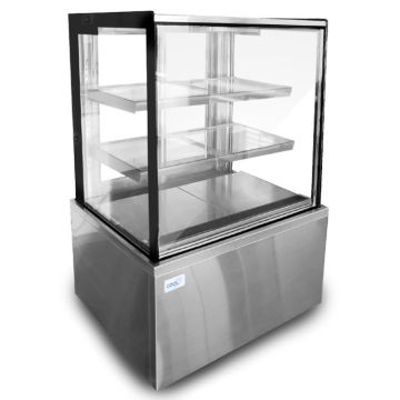 The Cool Flora Cake Showcase Modern Square FLORA-SQ1200-CS
