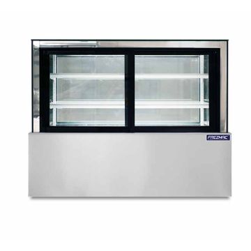 FREZMAC FRONT SLIDING DOOR CAKE SHOWCASE - SQUARE TYPE FMC-150SS-X