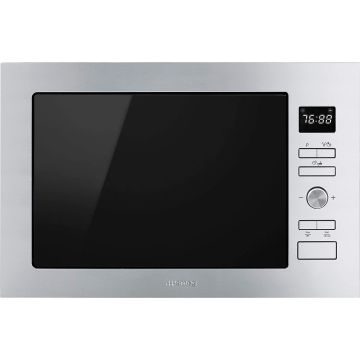 SMEG Selezione Series Microwave with Grill 8 Programmes FMI425X