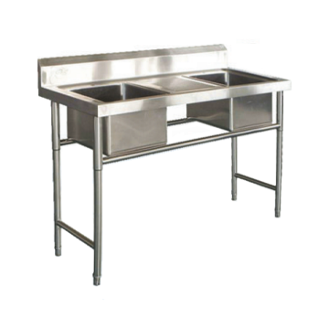FRESH Double Bowl Sink Table FST1500-2MT