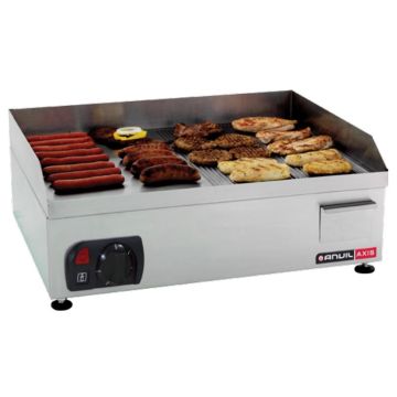 ANVIL Electric Griddle Half Ribbed Plate 600mm FTA2600