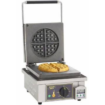 ROLLER GRILL Single Round Waffle Baker GES-75