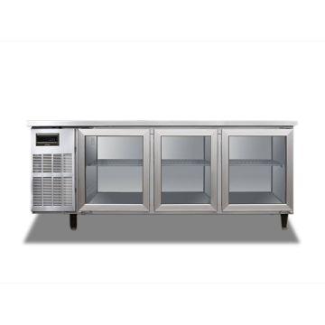 FREZMAC SS 3 DOOR UNDERCOUNTER CHILLER 1800MM (GLASS DOOR) FMT-6CG